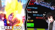 Vegeto SOLOS Tournament #103 69 Kills In Anime Adventures Update 19!