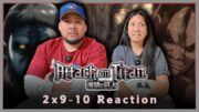 Watch Anime Newbies React to *ATTACK ON TITAN* for the First Time! | 2×9 | 2×10