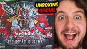 🔴 YU-GI-OH! ESCURIDÃO SUPREMA – UNBOXING OFICIAL + SORTEIO 🔴