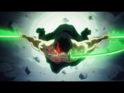 Zoro vs King | One piece | The Power of conqueror's Haki⚔️